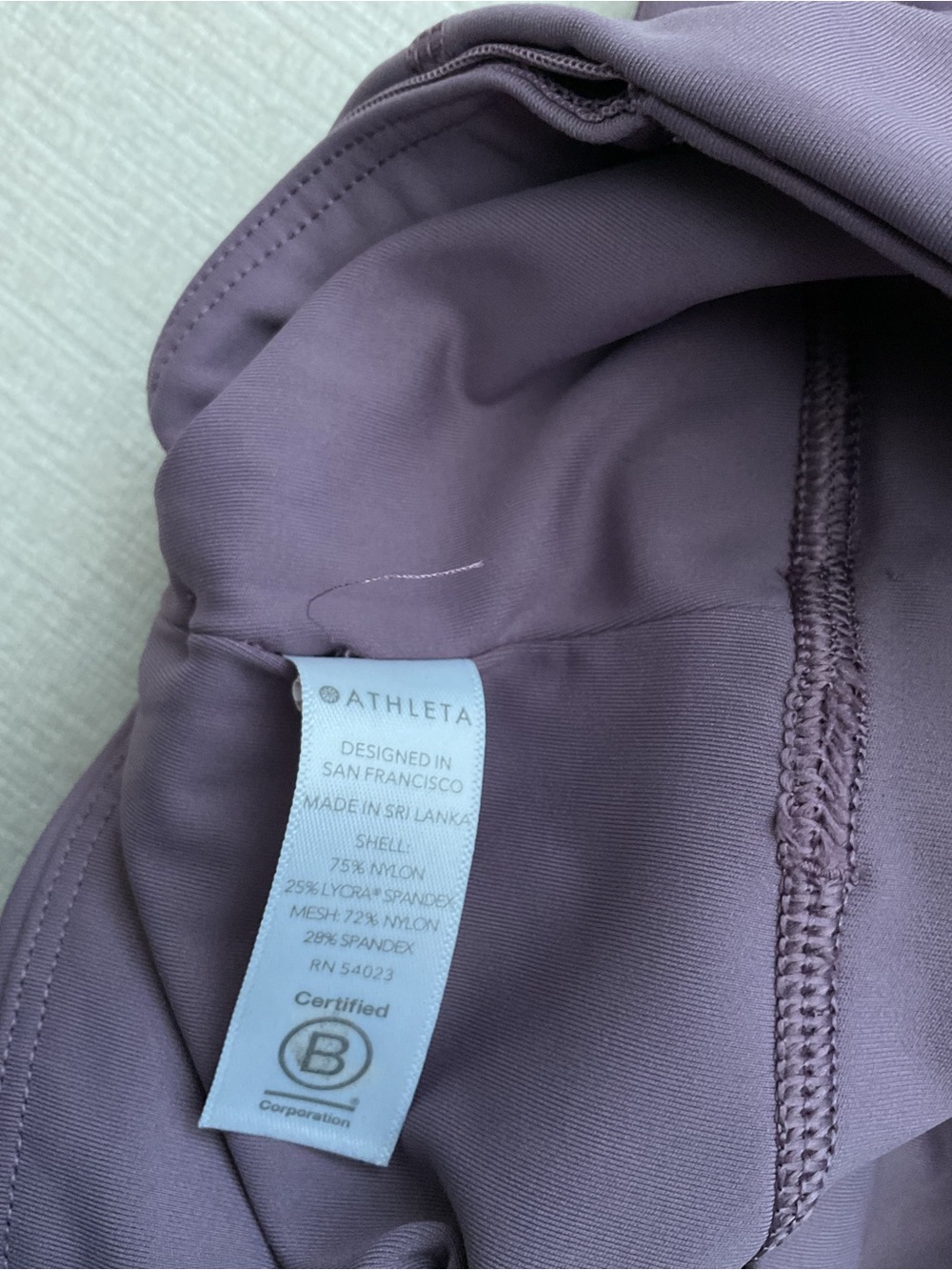 Athleta Plum Crop Performance Leggings - Picture 7 of 7